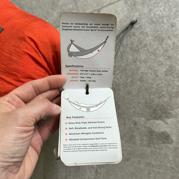 NWT! SingleNest Hammock - Picture 5 of 6